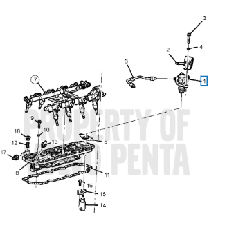 Bomba Combustível Alta Pressão V6 240 280 V8 300 350 430