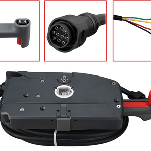 Comando lateral para Yamaha com botão de Trim - Naval Soluções 