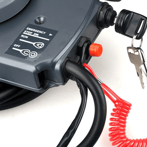 Comando lateral para Yamaha com botão de Trim - Naval Soluções 