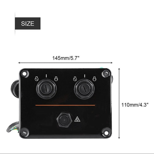 Painel duplo de ignições para motores Yamaha 12v - Naval Soluções 