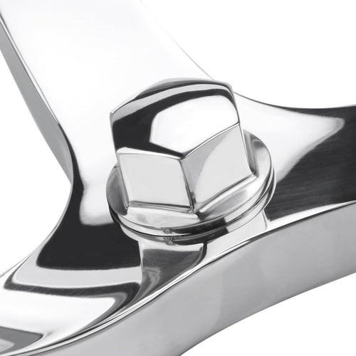 Volante em aço Inox com knob - Naval Soluções 